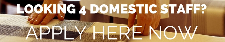 Looking 4 domestic staff? 